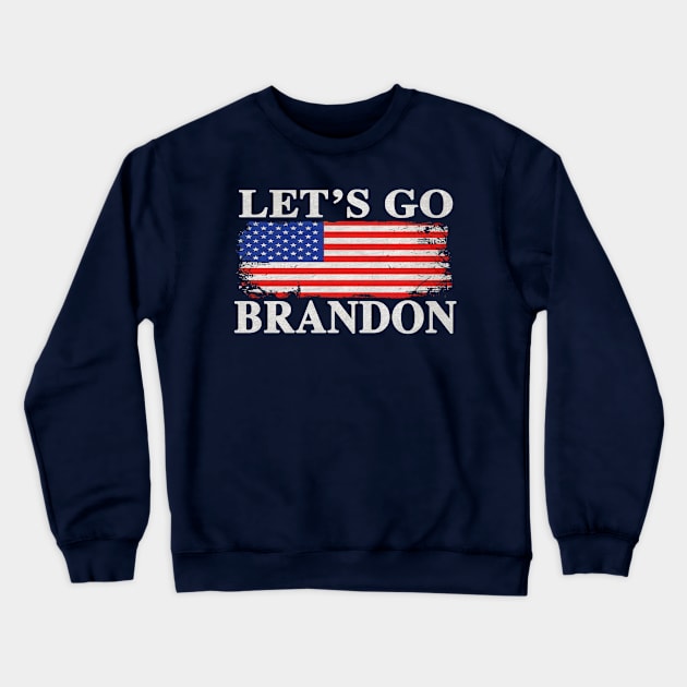 lets go brandon Crewneck Sweatshirt by coronagilo